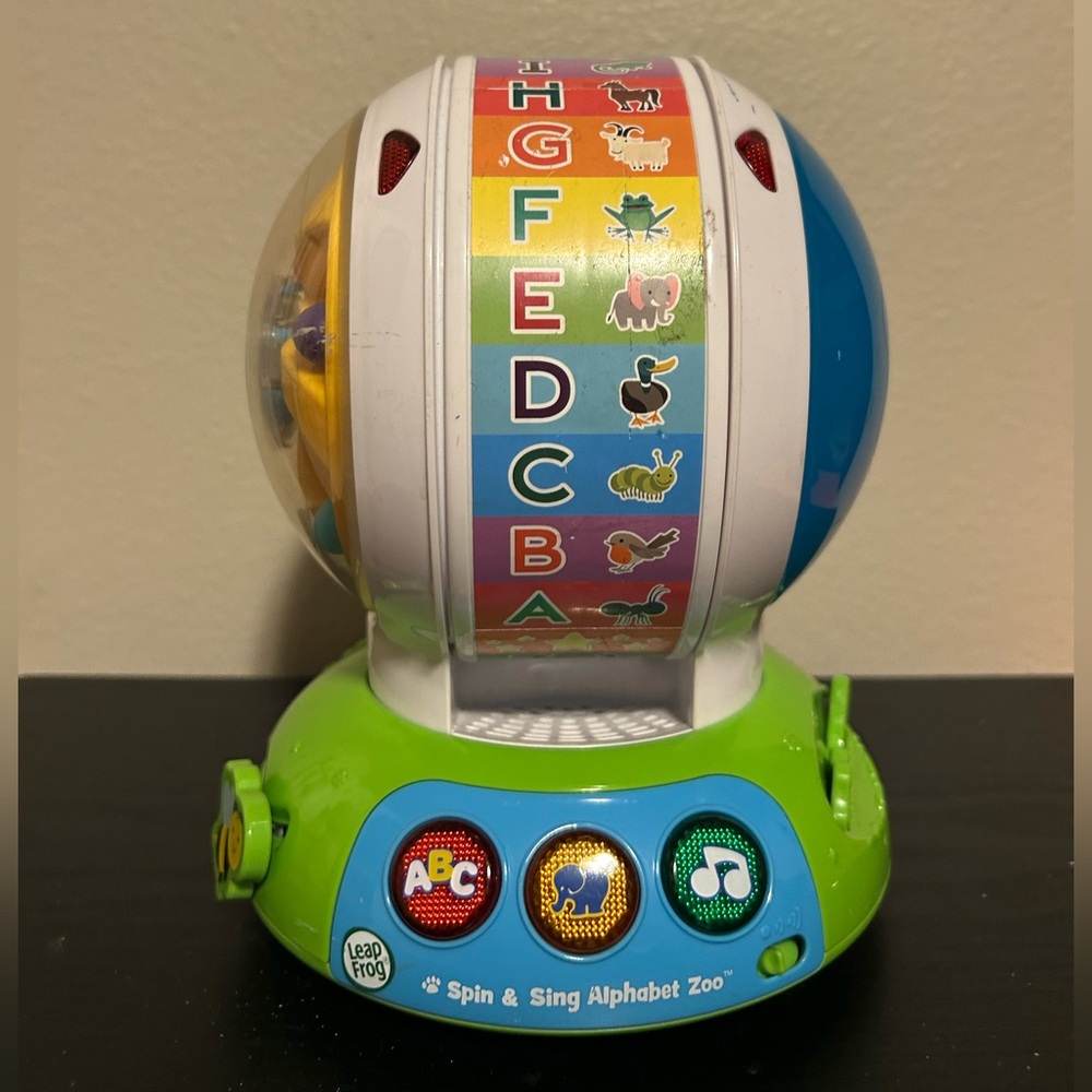Leapfrog Colorful Spinning Alphabet Learning Toy